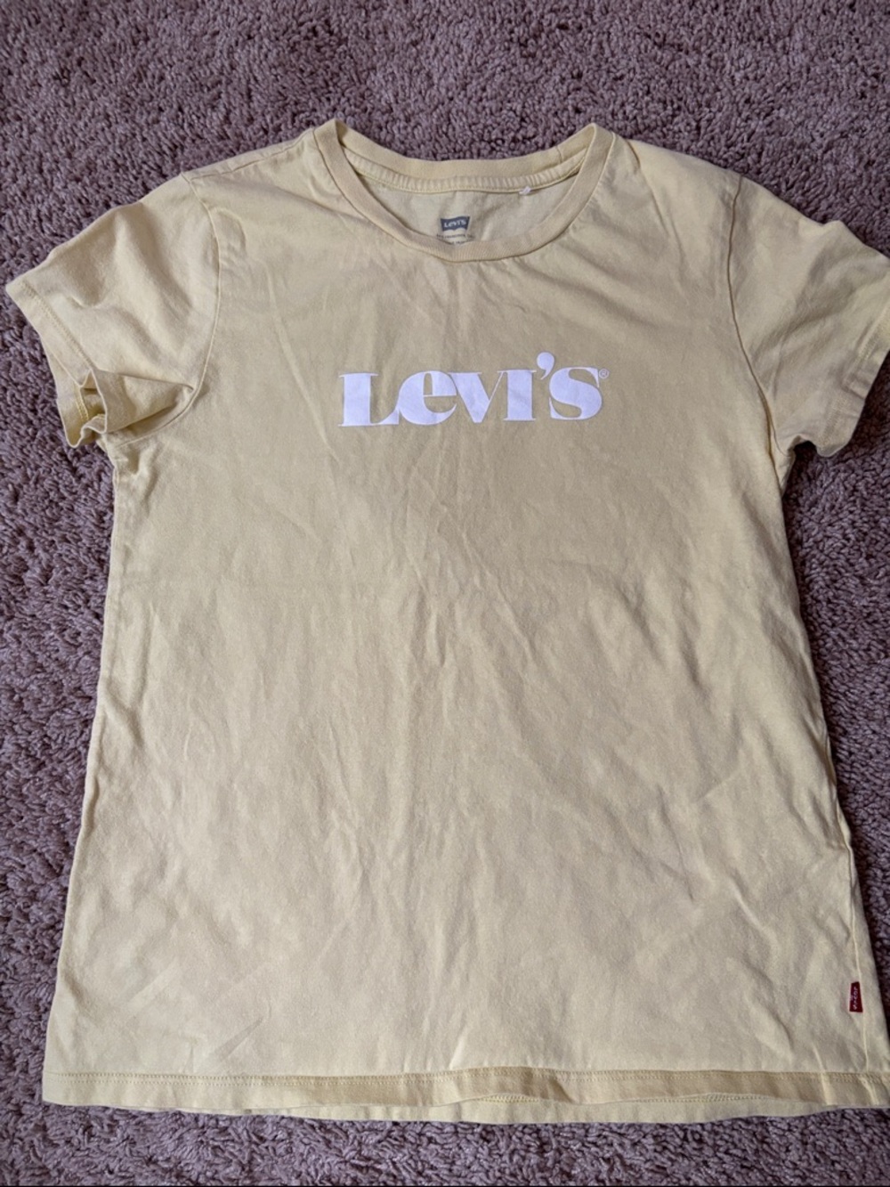 Levi's Light Mustard Yellow Tee